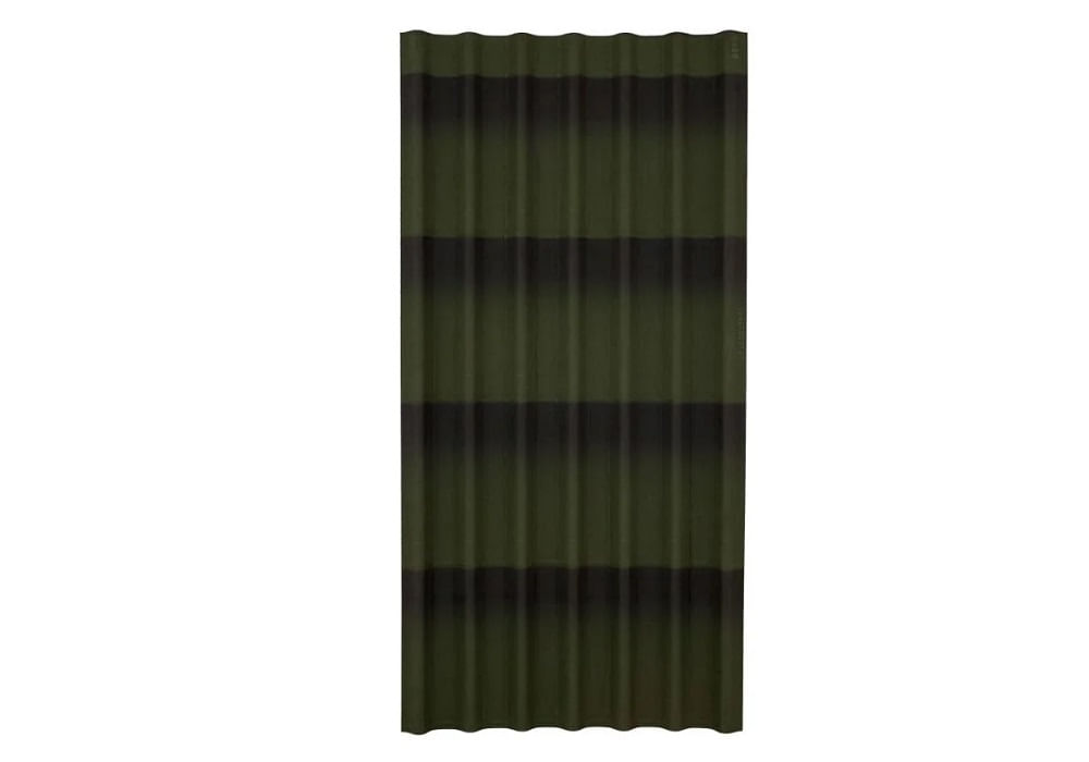 Telha ecológica ondulada betuminosa 195x96cm 3mm Stilo 3D verde Onduline