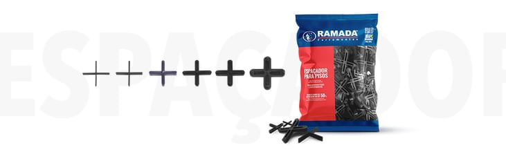 Espaçador de Pisos 1mm (100 Unidades) Ramada