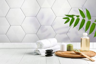 シルバースタイ Hexa GEN.5 Telhanorte | Revestimento Fachada Hexagonal Connect White Cx1,02
