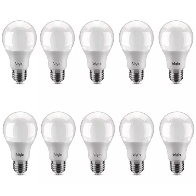 Kit-com-10-Lampadas-Led-Bulbo-A60-9W-6500K-Elgin