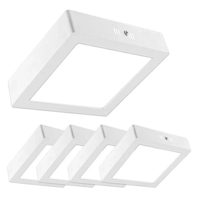 Kit-com-5-Luminarias-Painel-Led-Sobrepor-Quadrada-Downlight-18W-2700K-Elgin--1-