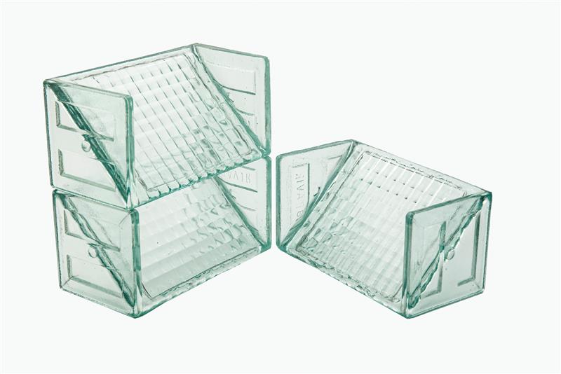 Elemento Vazado em Vidro Rio-B 20X10X10cm Ibravir