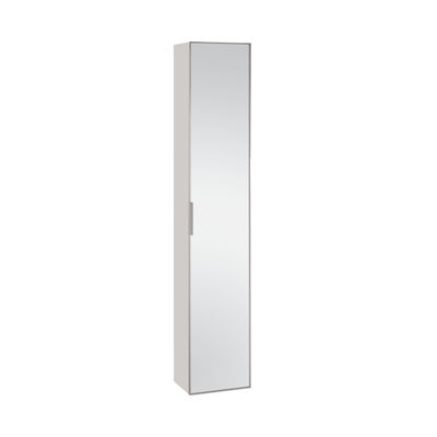 Telhanorte | Armário Vertical Blu 30cm Branco Com Porta Espelhada Bumi