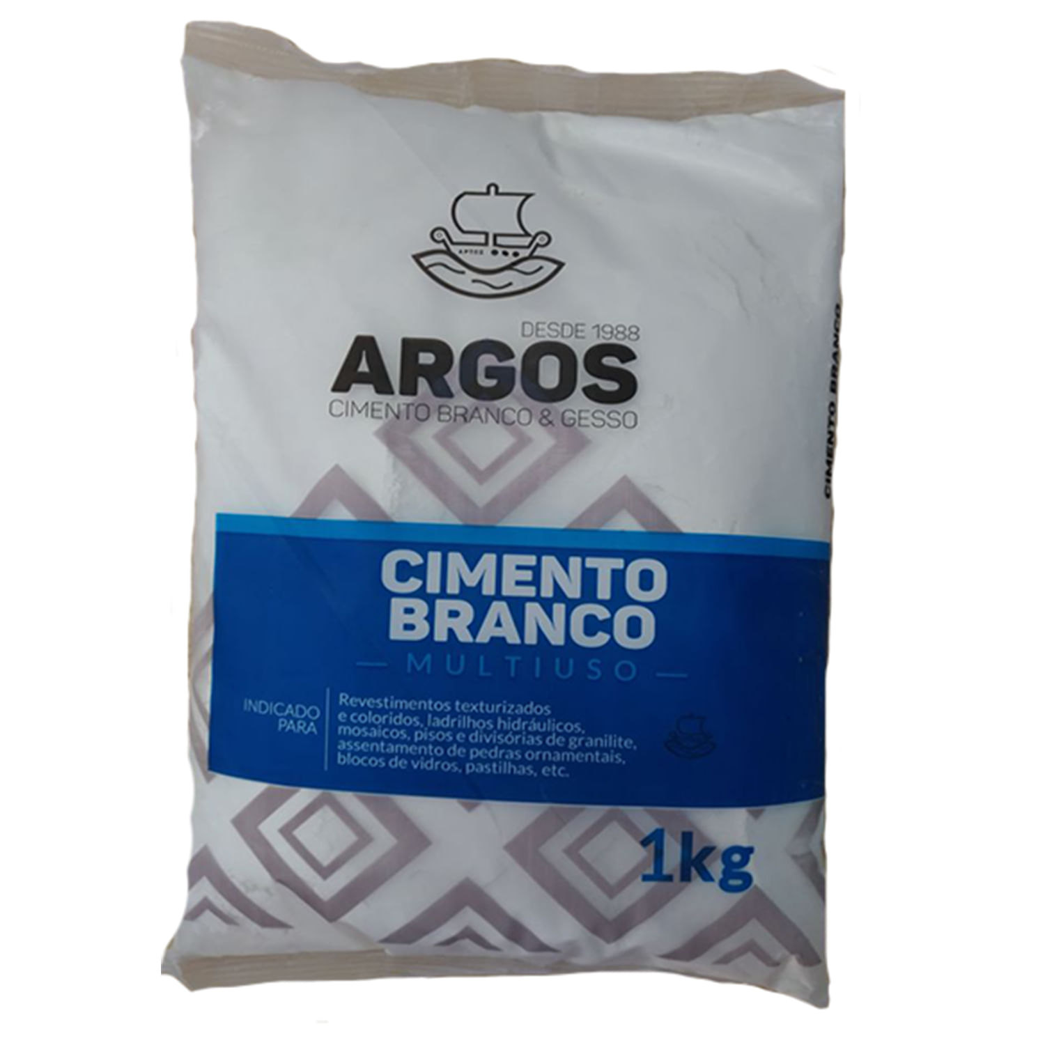 Cimento Branco 1kg Lpc Argos