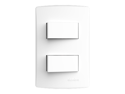 Conjunto-2-Interruptores-Paralelos-10A-250V~-Com-Placa-4x2Linha-Bianco-Pro-Branco-Alumbra-1467999