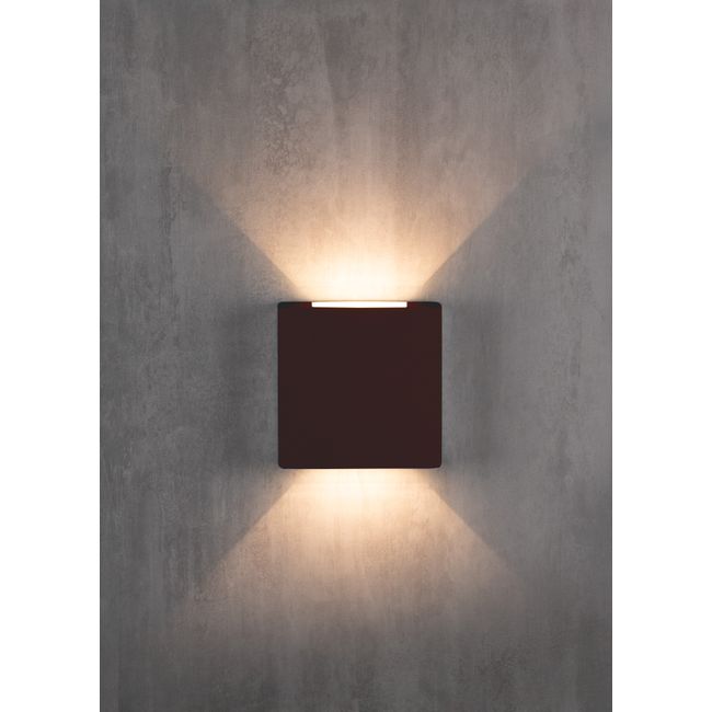 Arandela-Clean-Led-Quadra-2F--Abs-3W-3000K-Marrom-Blumenau-Iluminacao-2325640
