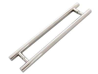 pincho Telhanorte | Puxador Duplo Pop Line Tubular 22x500x400mm Aço Inox