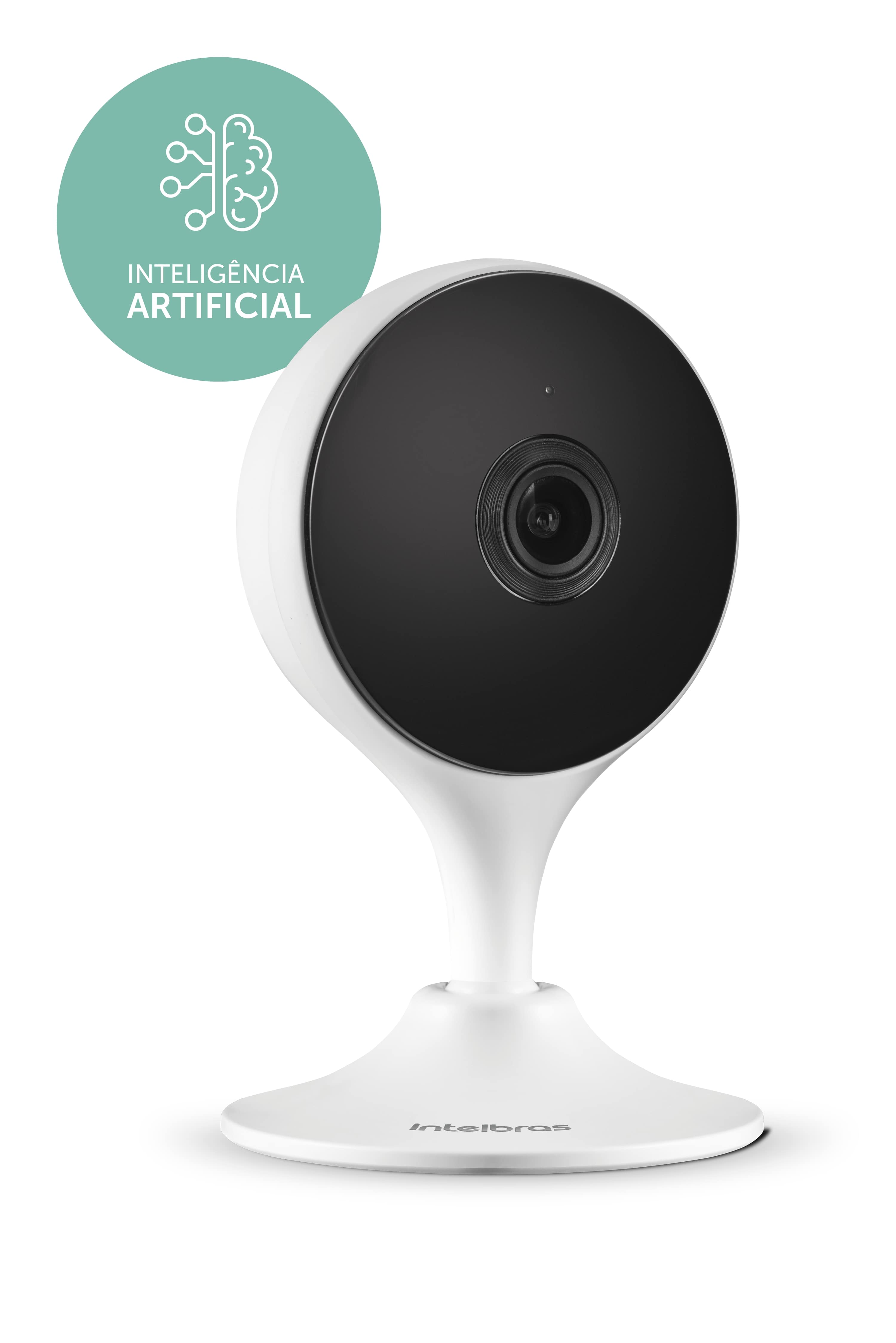 Câmera Inteligente Interna Compatível com Alexa IM3 C Branca Intelbras