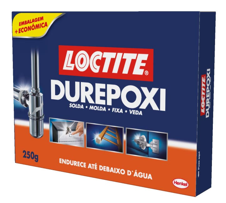 Adesivo Epoxi Massa Loctite Durepoxi 250g Henkel