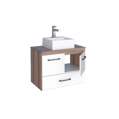 Telhanorte | TOUCADOR MADEIRA HIBISCO 60 BRANCO COM TAMARINDO
