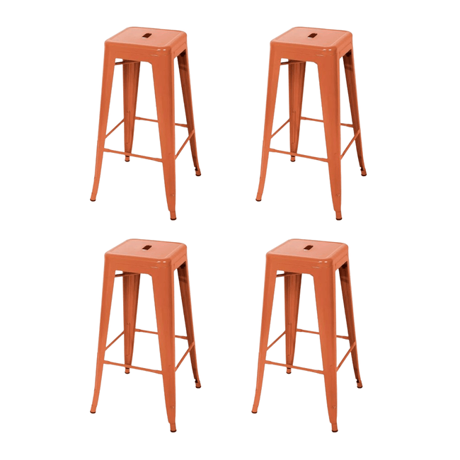 Kit Banco Tolix em Aço 76cm Cobre Coisas Coisinhas (4 un)