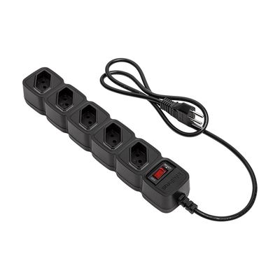 Protetor-Eletronico-5-Tomadas-Preto-10a-Bivolt-1mt-Epe-205-Intelbras-2499436-8