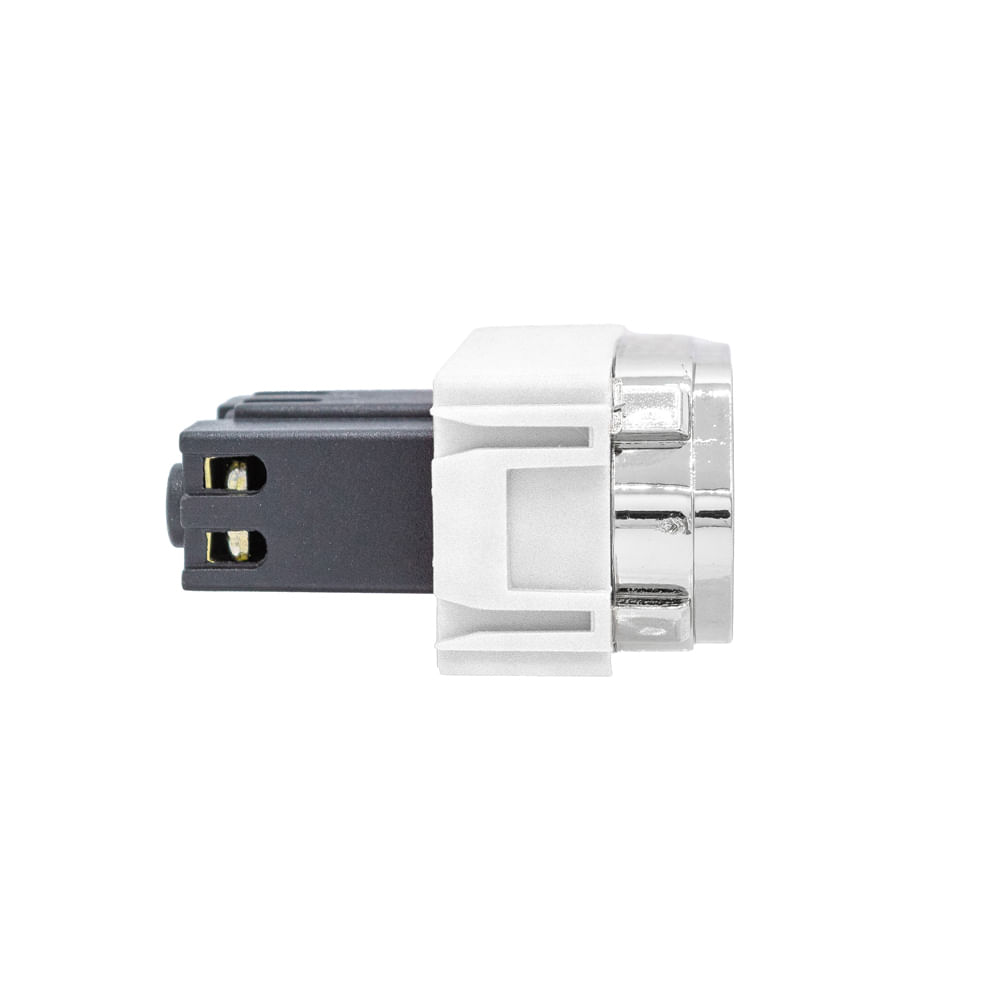 Módulo Tomada 2Pt 20A Branco Com Cromado Novara Dicompel