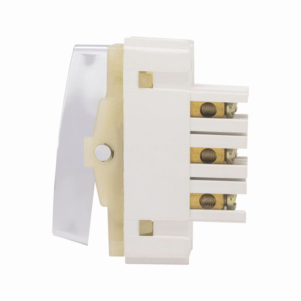 Módulo 1 Interruptor Bipolar Paralelo Cromado Novara Dicompel