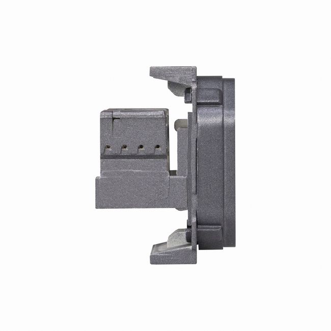 Módulo 1 Tomada Rj45 Preto Grafite Novara Dicompel