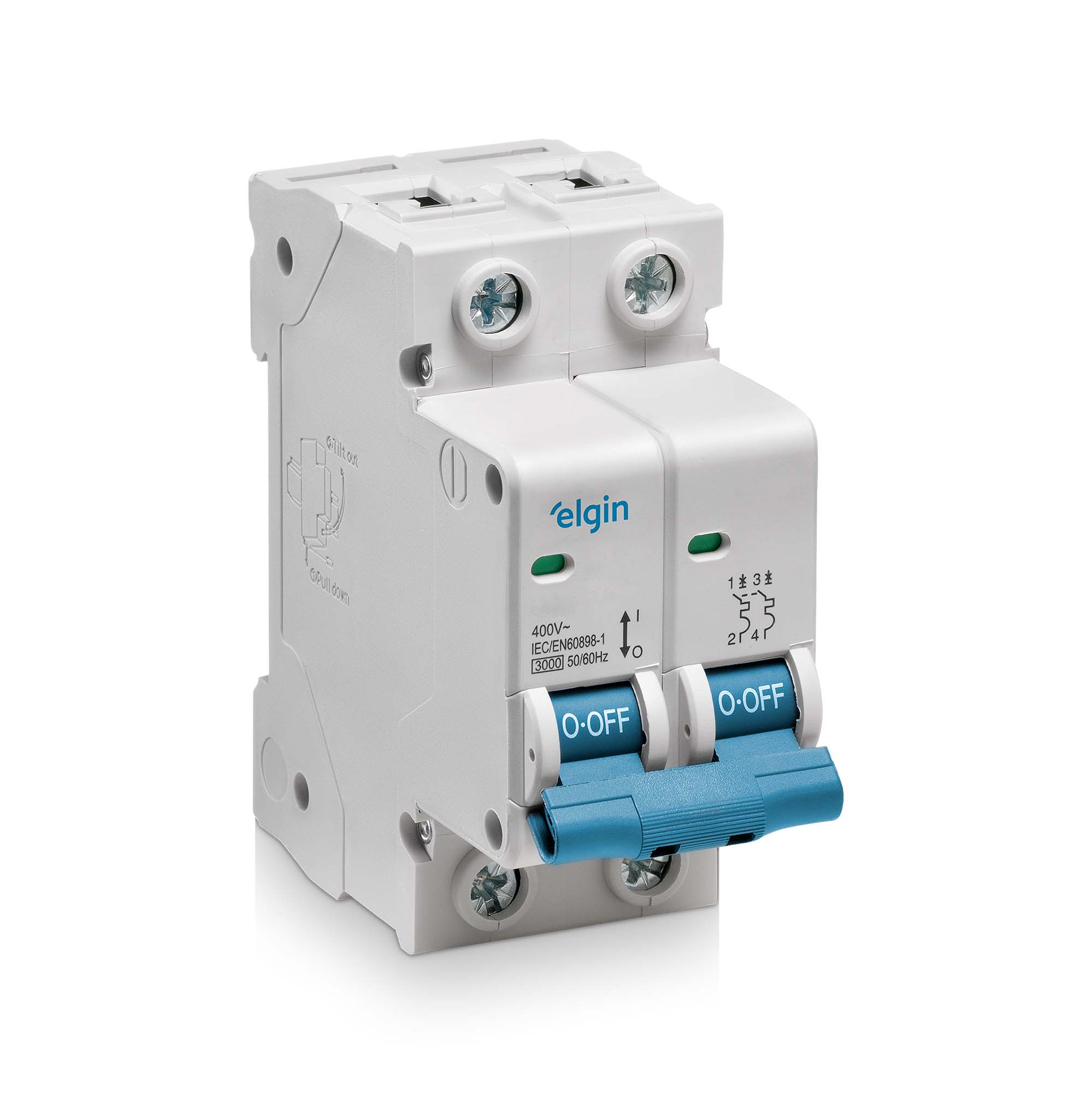 Mini Disjuntor Bipolar 20A Elgin