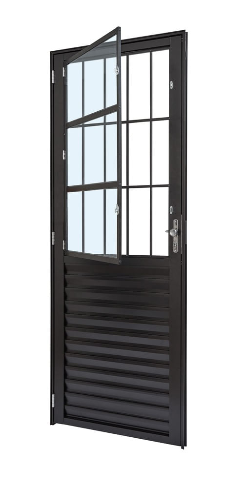 Porta-Alumnio-Postigo-Palheta-Vidro-Boreal-Direita-80X210X4-Preto-Cristal-Ultra-Ramassol-2507366-1