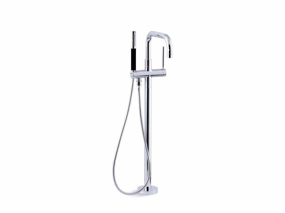 Misturador-Monocomando-De-Piso-Com-Ducha-Manual-Para-Banheira-Purist-Cromado-Kohler-2454866-1