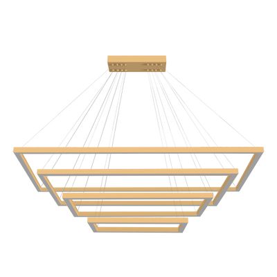 Pendente-Retangular-Led-160W-3K-4-Aros-120X80X60X40Cm-Bivolt-Dourado-Perfiline-Bronzearte-2531437-1