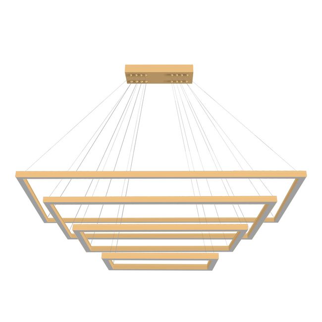 Pendente-Retangular-Led-160W-3K-4-Aros-120X80X60X40Cm-Bivolt-Dourado-Perfiline-Bronzearte-2531437-1