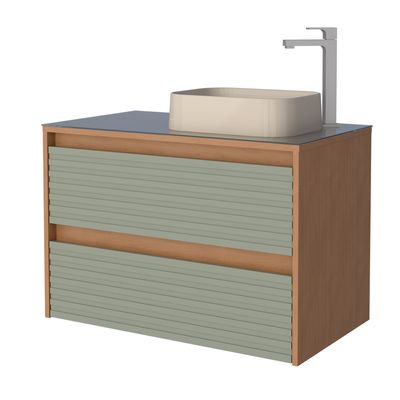 Telhanorte | Toucador Madeira Osaka 82X55X45Cm Jequitiba Verde Cozimax