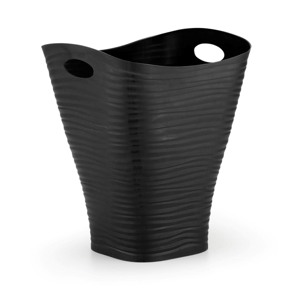 Cesto / Lixeira Eco Dunas 6,5 Litros Preto Dasplast