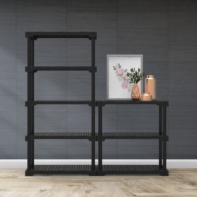 Telhanorte | Estante Plástica 35X82 Modular Cube Eco 5 Prateleiras