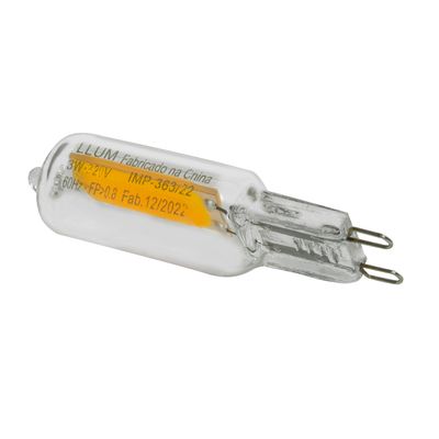 Telhanorte | Lampada Led G9 3W Xpro 360 2200K 220V Llumm Bronzearte