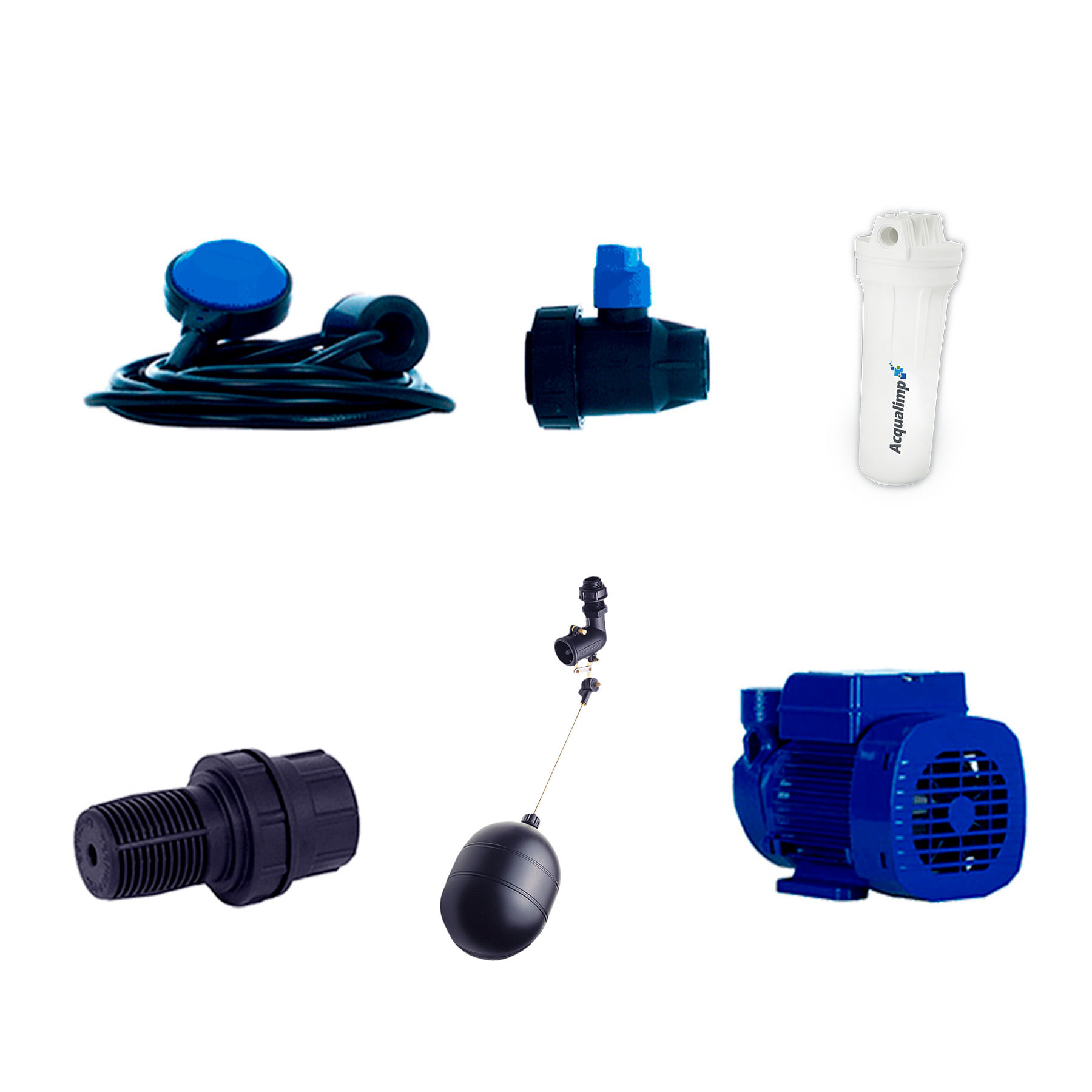 Kit Cisterna Rede Publica Bivolt Acqualimp