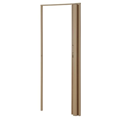 Telhanorte | Porta Sanfonada Em Pvc Com Trinco 210X60CM Castanho BCF