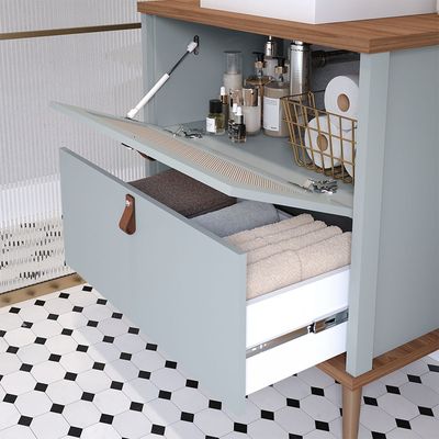 Telhanorte | Armário De Banheiro Veneto 61,3X45,1X94Cm Mdf