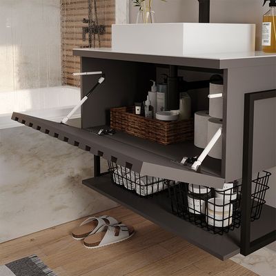 Telhanorte | Armário De Banheiro Frise 84,3X45,1X69,7Cm Mdf E