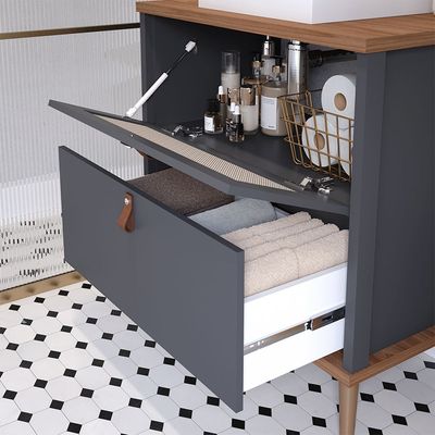 Telhanorte | Armário De Banheiro Veneto 80,3X45,1X94Cm Mdf