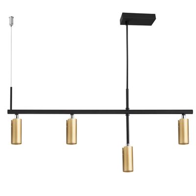 Telhanorte | Pendente Spot Foco 4 Luzes Mr11 Gold Bivolt Llumm