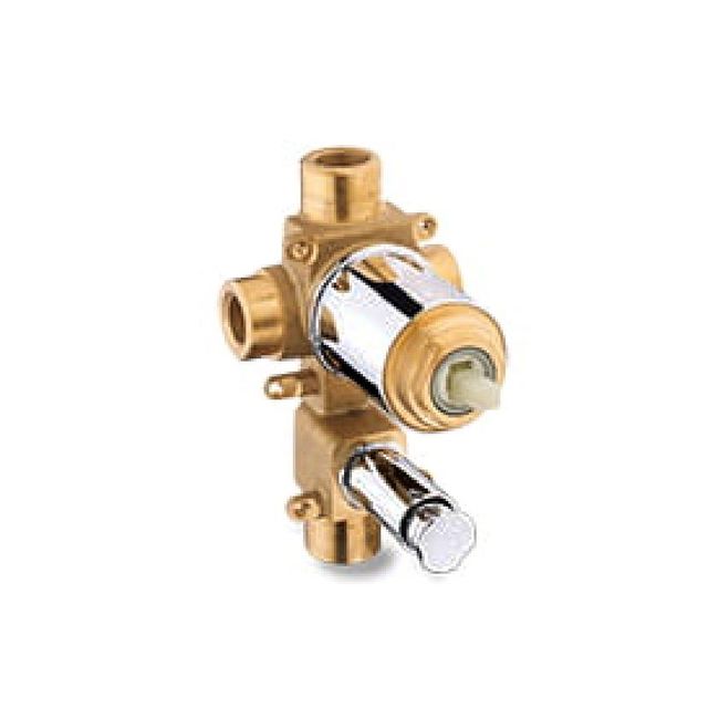 -Base-Para-Misturador-Monocomando-Com-Desviador-40mm-Titanium-Kohler-2330105-1