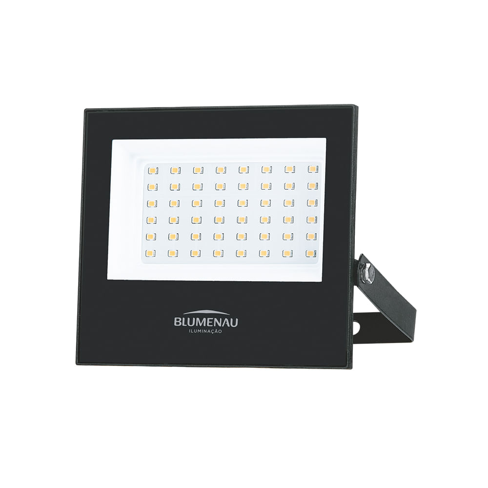 Refletor-Play-Alum-50W-Bivolt-Led-Ip-66-3000K-Preto-Blumenau-2544725