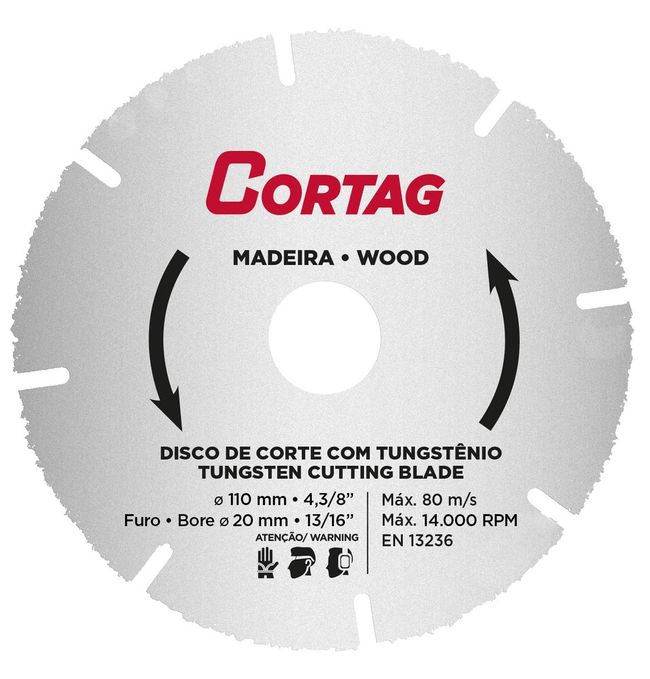 Disco-Corte-Tungstenio-Para-Madeira-110Mm-Cinza-Cortag-1717146-1
