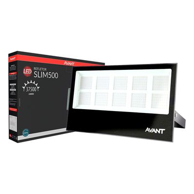 Led-Refletor-Luz-Branca-6500K-Bivolt-Preto-Slim500-Avant-2553961-1
