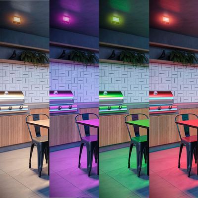 Telhanorte | Led Refletor 30W Luz Amarela 2700K Luz Branca 6500K