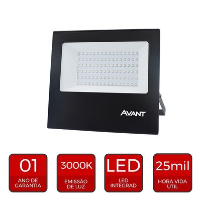 Led-Refletor-Luz-Amarela-3000K-Bivolt-Preto-Slim-100-Avant-2553813-1