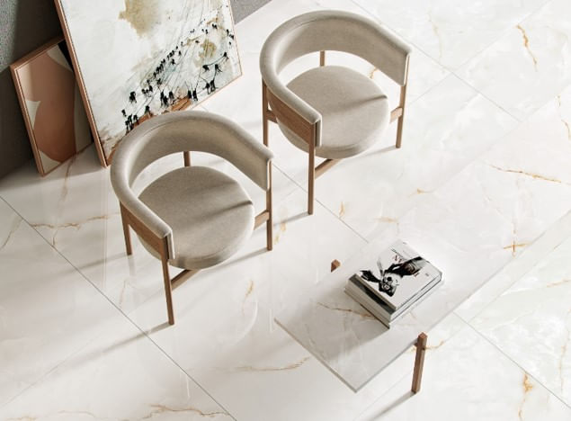 Porcelanato Polido 82X82Cm Ducal Lux Plus Caixa 2,02M2 Embramaco