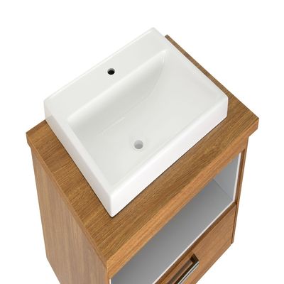 kiruakirua　1001 Telhanorte | Conjunto Zurique 61 Cuba Elegance Freijo E Branco