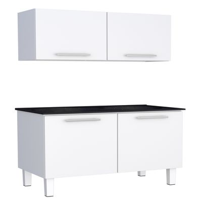 Telhanorte | Armário Aéreo Cozinha Lavanderia Aço Vênus 96X55X34