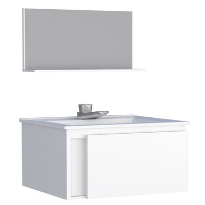 Telhanorte | Kit Madeira Banheiro Onix Branco Cozimax
