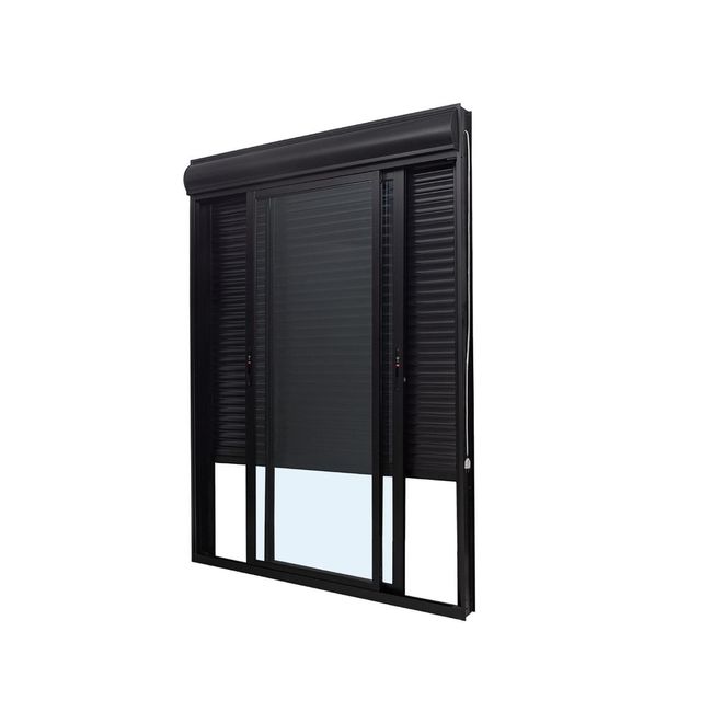Porta-Aluminio-Correr-2-Folhas-Persiana-Automatica-220V-160X220X12-Preto-Ramassol-2556570-1