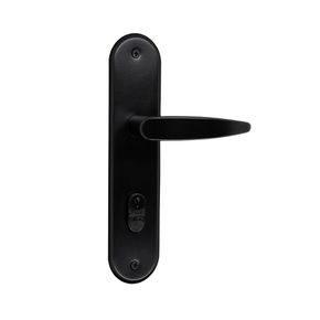 Telhanorte | Fechadura Lille Banheiro 1320 Preto Fosco Silvana