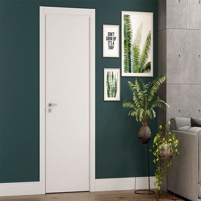 Telhanorte | Kit Montado Porta Lisa Primer Branco Com Batente 3