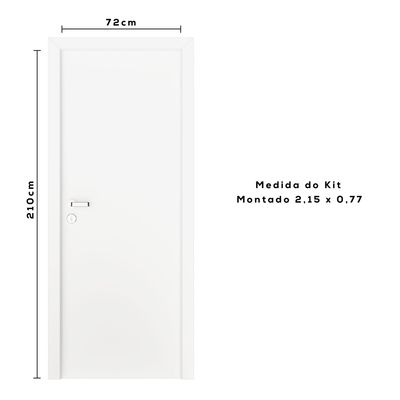 P.Lisa × YMs & P.Lisa x P.Vws 2株セット　タグ付き Telhanorte | Kit Montado Porta Lisa Primer Branco Com Batente 3