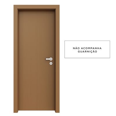 Telhanorte | Kit Porta Lisa em MDP Batente 14 c/ Fechadura e
