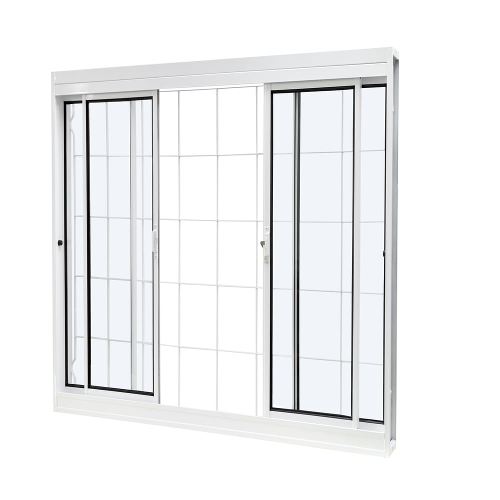 Janela-Aco-De-Correr-Quadriculada-Com-Vidro-Liso-4-Folhas-150X100X12-Qualitysol-Branco-Ramassol-2509539-1